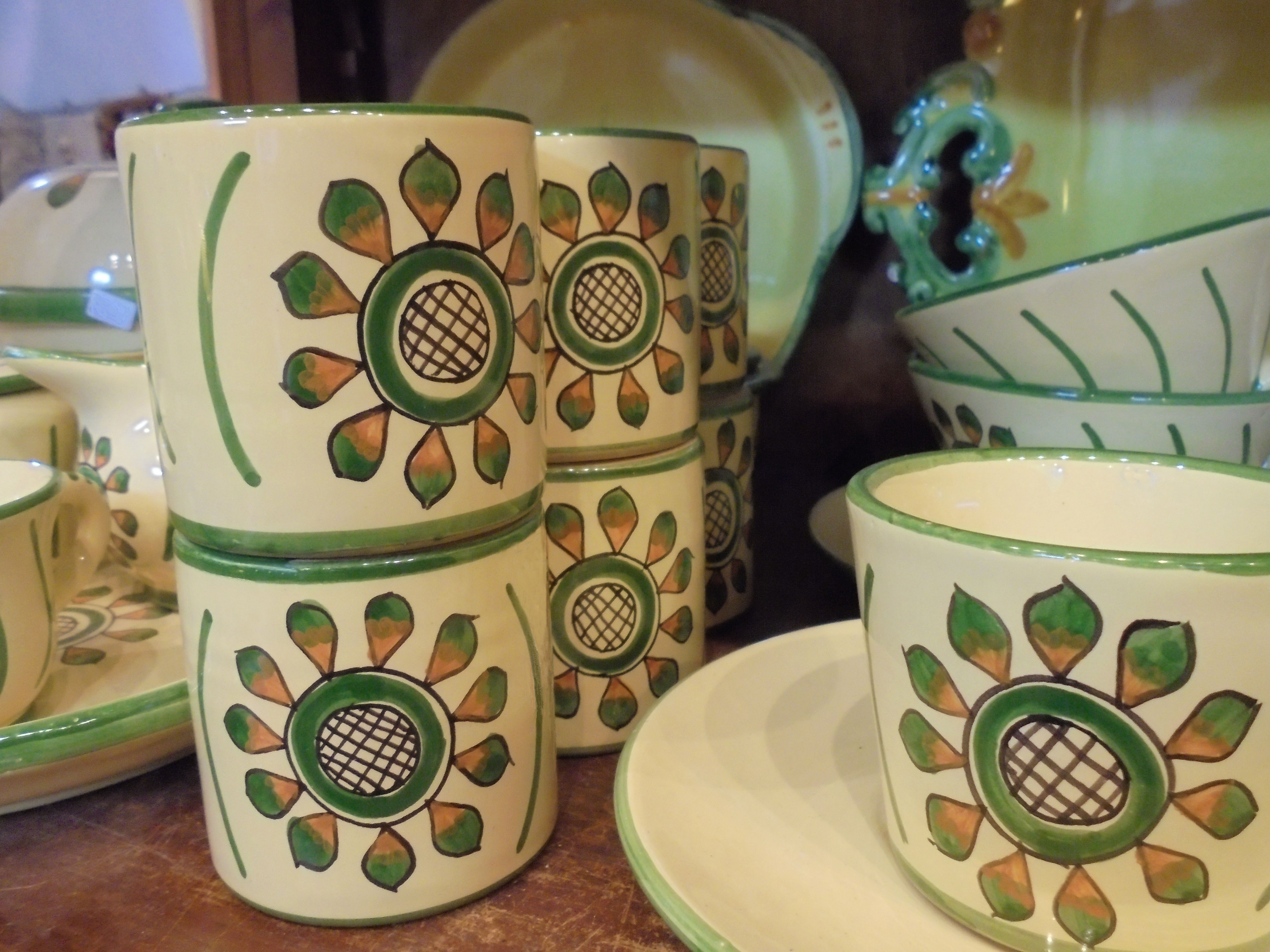 Cortona ceramics sunflower